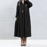 Maxi Linen Dress with Side Pockets — Effortless Elegance for Every Size| Tobey